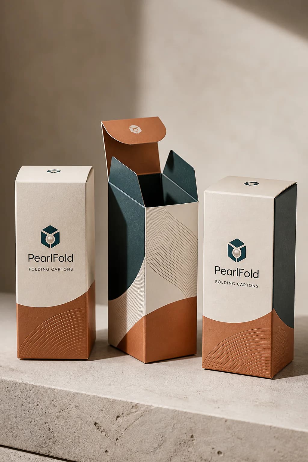 PearlFold folding cartons in multiple proportions
