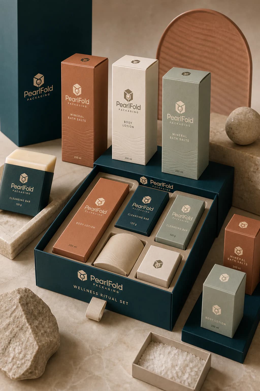 Premium custom bath & body packaging