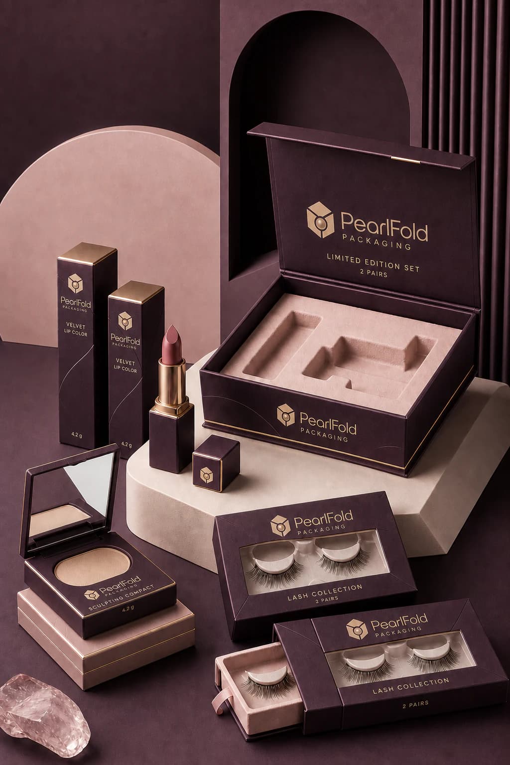Premium custom cosmetics & makeup packaging