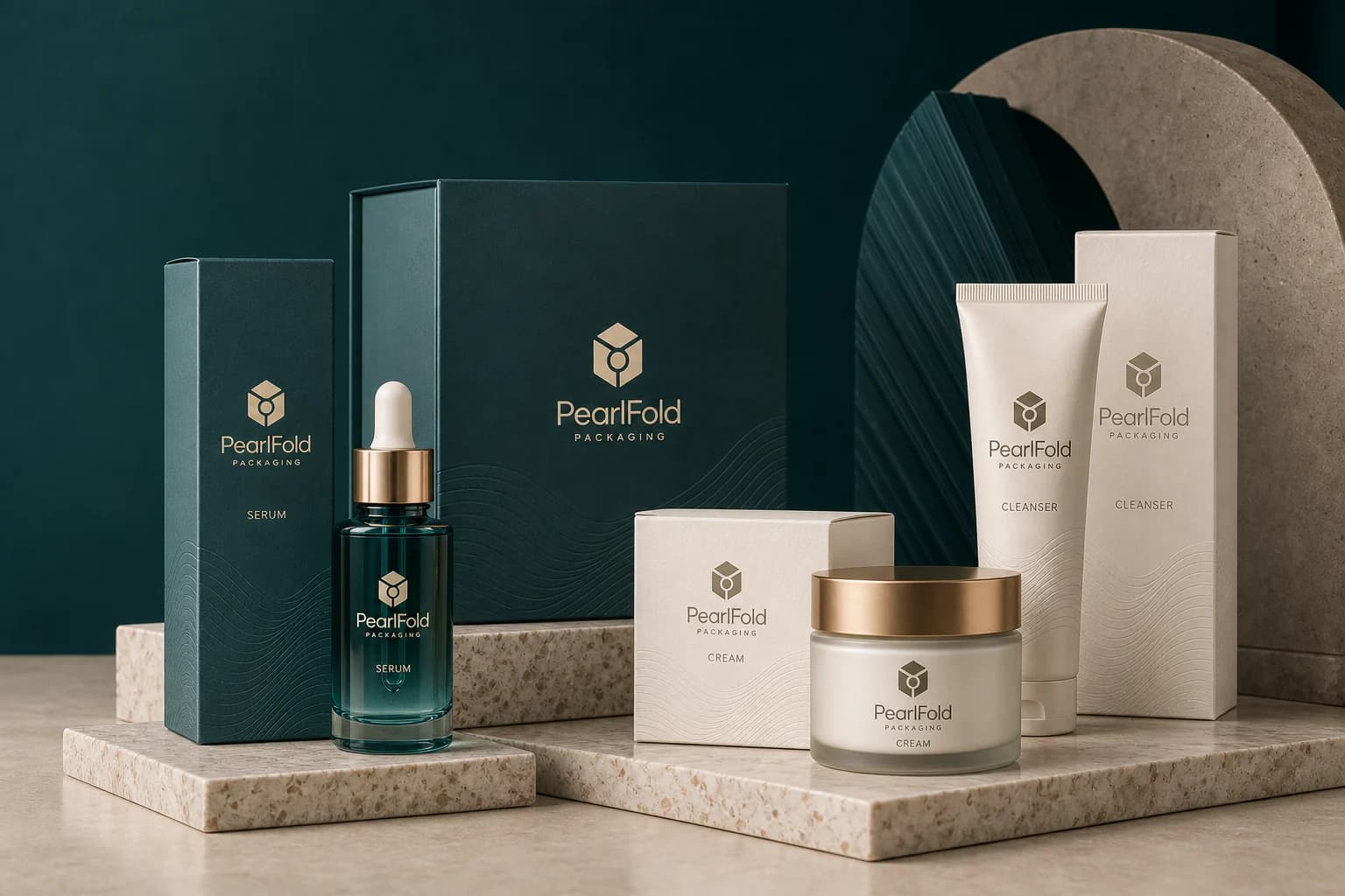 Skincare Packaging by PearlFold Packaging